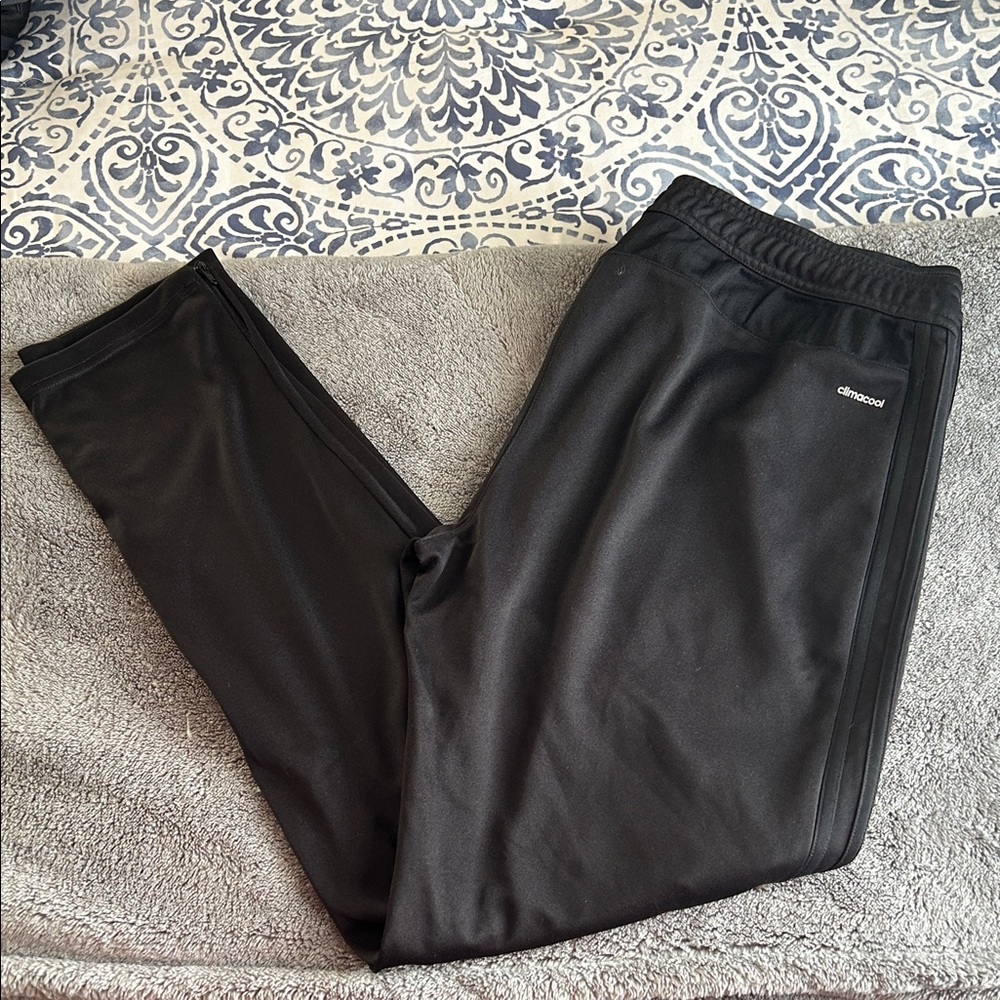 Adidas Women's Black Straight Leg Pants